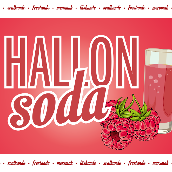 Hallonsoda